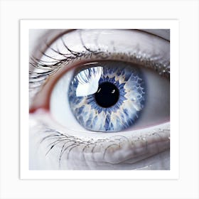 Blue Eye 13 Art Print