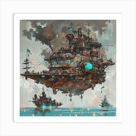 Sci-Fi Ship Art Print