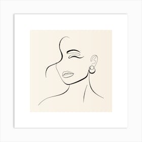 Portrait Of A Woman Art Print