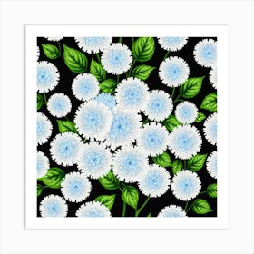 Chrysanthemums 19 Art Print