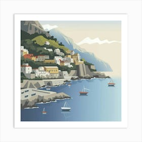 Amalfi Coast Art Print