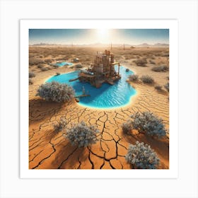 Desert Landscape 22 Art Print