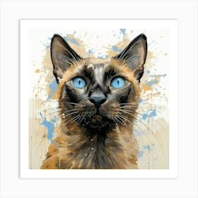 Siamese Cat 6 Poster