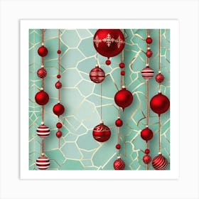 Christmas Ornaments 33 Art Print