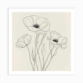 Poppies 100 Art Print