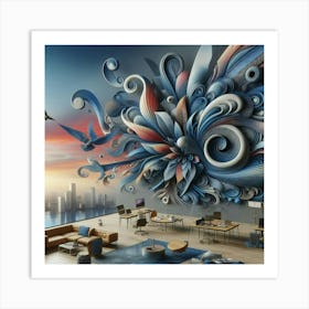 Abstract Painting 2 Art Print