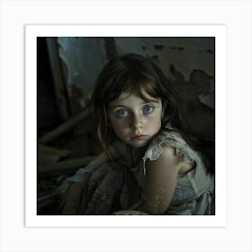 Abandoned Child Art Print