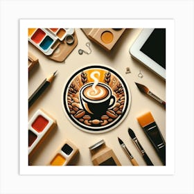 Coffee and Creativity 2 Art Print