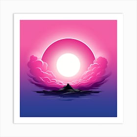 Sunset In The Sky Art Print