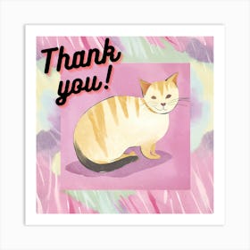 Thank You Card 1 Art Print