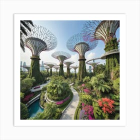 Gardens By The Bay 3 Art Print