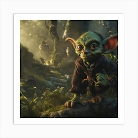 Yoda photo 2 Art Print