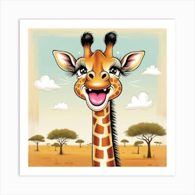 Giraffe Art Print