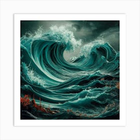 Stormy Seas 24 Art Print