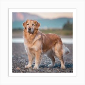 Golden Retriever Art Print