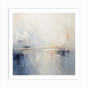 AI Tranquil Tinted Whispers Art Print