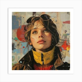 'The Girl In The Yellow Jacket' Art Print