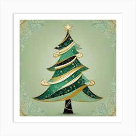 Christmas Tree Wall Arts (1) Art Print