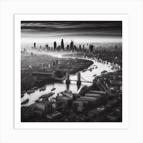 London Skyline Art Print