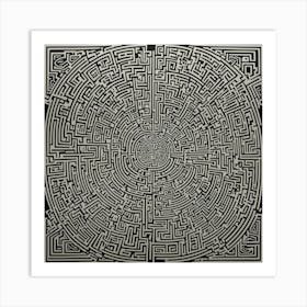 Maze 2 Art Print