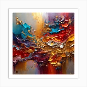 Abstract Painting 1 Art Print