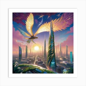 Bird Of The City Art Print