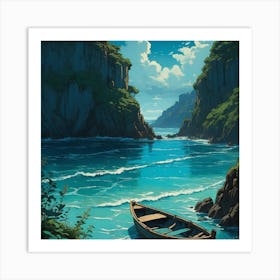 Boat In The Water Art Print