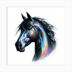 Creative Horse Visual 3 Art Print