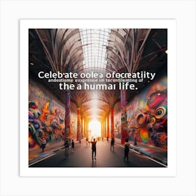 Celebrate Oles Opportuity In The Human Life Art Print