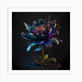 Abstract Flower Art Print