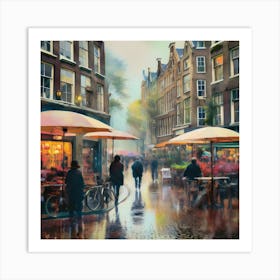 Amsterdam Market 2 Art Print