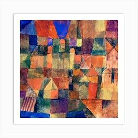 City With The Three Domes (1914) By Paul Klee Art Print