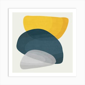 Colorful abstract shapes 14 Art Print