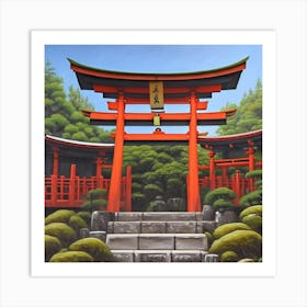 Feng Shui Shrine Art Print