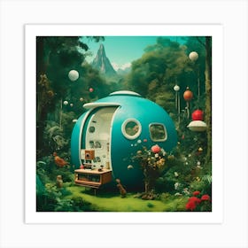 House In The Forest Art Print