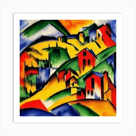 City On A Hill Art Print