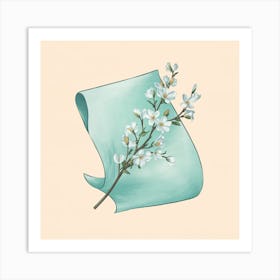 Flowering Scroll Art Print