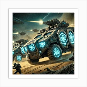 Shielded Apcs Iron Commonwealth Art Print