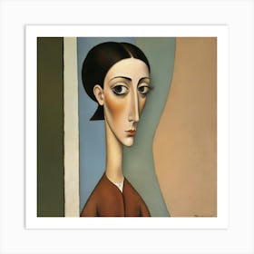 Portrait Of A Woman Art Print