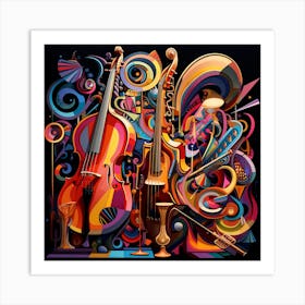 Music Instruments Art Print