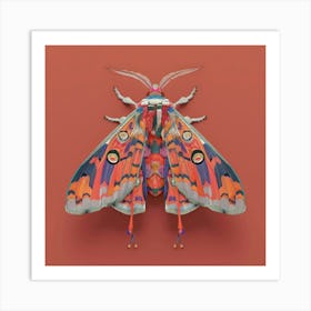 Moth illustration 3 Art Print