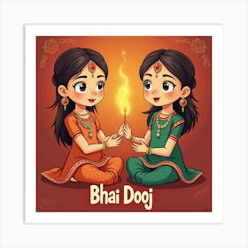 Bhai Dooj Art Print