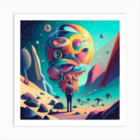 Psychedelic Art 3 Art Print