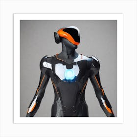 Futuristic Suit 26 Art Print