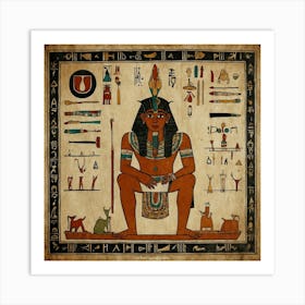 Default Hotep Is An Egyptian Word That Roughly Translates As T 1 Art Print