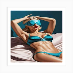 Sexy Woman In Bikini Art Print