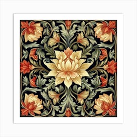 Floral Pattern Art 6 Art Print