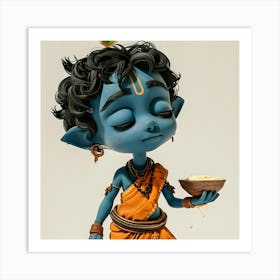 Krishna Art Print