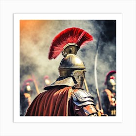 Roman Spartan Warrior Art Print