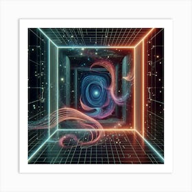 Abstract Space 1 Art Print